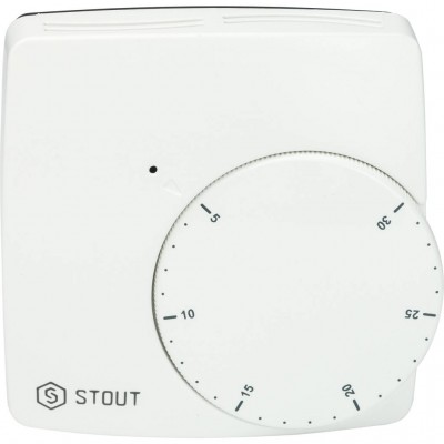 STOUT STE-0002 Проводной электронный термостат WFHT-BASIC со светодиодом STE-0002-000004