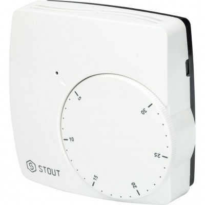 STOUT STE-0002 Проводной электронный термостат WFHT-BASIC со светодиодом STE-0002-000004