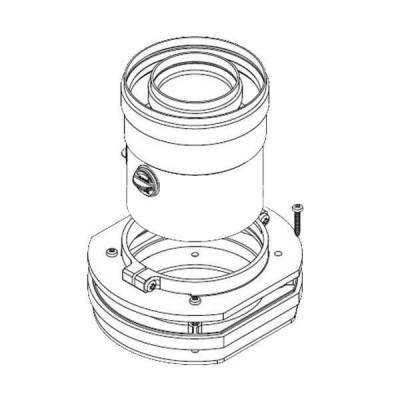 Bosch  Вертикальное подключение к котлу DN60/100