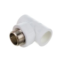 Тройник РОСТерм PPR комбинированная D25х3/4 х25 НР Тройник РОСТерм PPR комбинированная D25х3/4 х25 НР