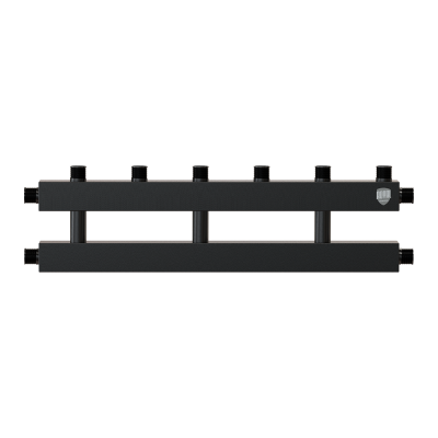 Коллектор на 3 (4) отопительных контура, в комплекте с кронштейнами, 150 кВт