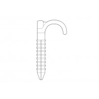 Дюбель-крюк одинарный d16-25мм (70мм) Дюбель-крюк одинарный d16-25мм (70мм)