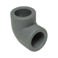 Угольник TEBO PP-R 110 45 град., серый (1/6) Угольник TEBO PP-R 110 45 град., серый (1/6)