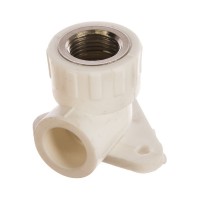 Угольник РОСТерм PPR комбинированная D20х1/2 ВР с креплением Угольник РОСТерм PPR комбинированная D20х1/2 ВР с креплением