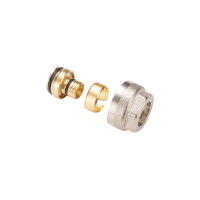 Фитинг обжимной MVI для полиэтиленовой и металполимерной трубы 16x2.0x3/4" под евроконус Фитинг обжимной MVI для полиэтиленовой и металполимерной трубы 16x2.0x3/4" под евроконус