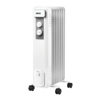 Радиатор масляный Zanussi Casa ZOH/CS-07W 1500W (7 секций)