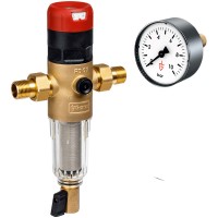 Фильтр Сетчатый с редуктором давления Goetze FD07-1/2C (SP) и манометр Goetze MA10-50 Фильтр Сетчатый с редуктором давления Goetze FD07-1/2C (SP) и манометр Goetze MA10-50
