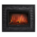 Портал Firelight Loft 30 камень черный, черная эмаль