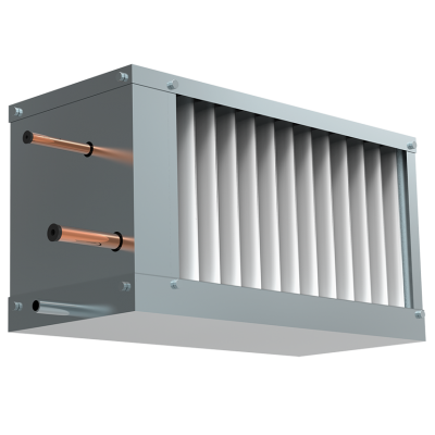 Охладитель фреоновый Shuft для прямоугольных каналов WHR-R 600*350-3