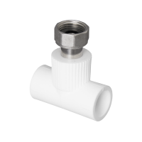Тройник TEBO PP-R с накидной гайкой 20х1/2" Тройник TEBO PP-R с накидной гайкой 20х1/2"