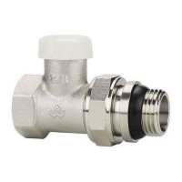 Клапан радиаторный VARMEGA 1/2" запорный, прямой с самоуплотняющимся полусгоном VM10311 Клапан радиаторный VARMEGA 1/2" запорный, прямой с самоуплотняющимся полусгоном VM10311