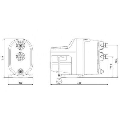 Установка насосная автоматическая Grundfos SCALA1 3-35