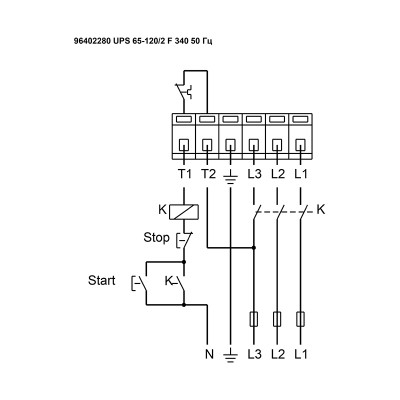 Насос циркуляционный Grundfos UPS 65-120 F (3х380)