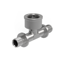 Тройник с внутренней резьбой 16×1/2"×16