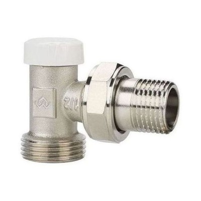 Клапан радиаторный VARMEGA 1/2" x 3/4"EK запорный, угловой VM10202