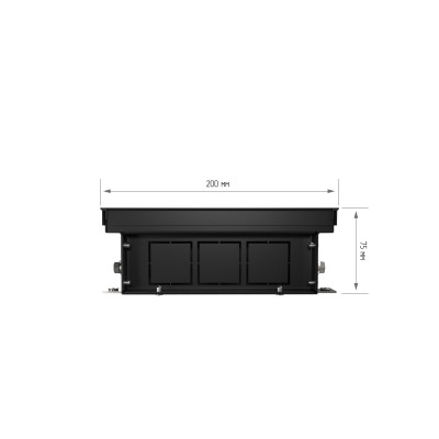 Конвектор внутрипольный Royal Thermo ATRIUM-75/200/1200-DG-U-NA