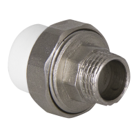 Муфта TEBO PP-R комбин. разъемная (Американка) 50х1 1/2", НР,