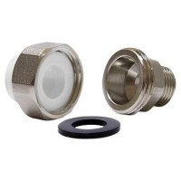 Муфта TEBO PP-R комб. разъемная внутр.р. 25x 1", серый