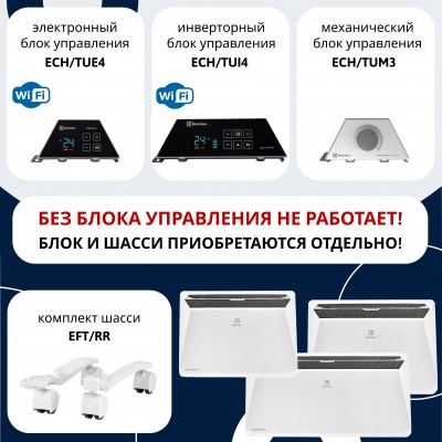 Модуль отопительный электрического конвектора Electrolux серии Rapid Transformer ECH/R-1500 T