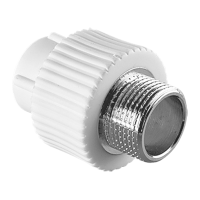 Муфта TEBO PP-R комбинированная 25х3/4", НР