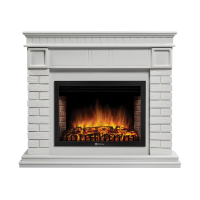 Портал Firelight Bricks 30 камень белый, белая эмаль