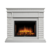 Портал Firelight Bricks 25 камень белый, белая эмаль
